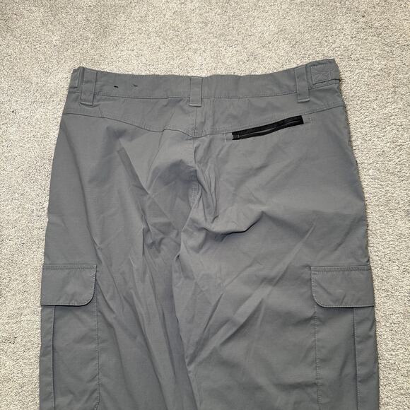 Pelagic Performance Fishing Pants Mens Size 34 Gray Cargo Lightweight - Picture 4 of 7